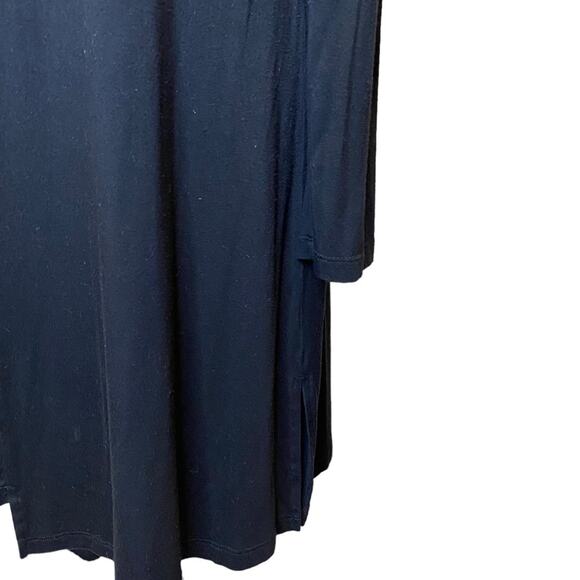 COMFY USA Black Knit Asymmetric Tunic Dress with Pocket Size‎ XSmall - Picture 7 of 10